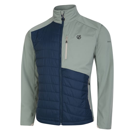 Dare 2B Mens Mountaineer Hybrid Jacket (Lilypad Green/Moonlight Denim)