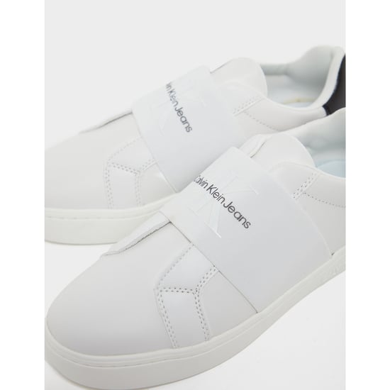 Frauen Calvin Klein Elastische Cupsole Sneakers in Weiß - Image 4