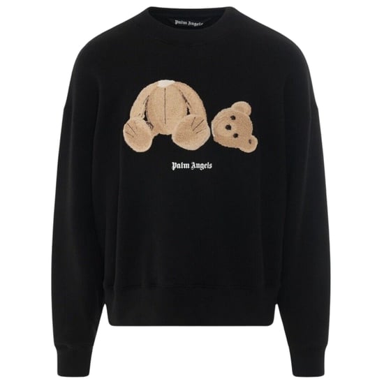 Palm Angels Kill The Bear Logo Schwarzer Pullover - Image 1