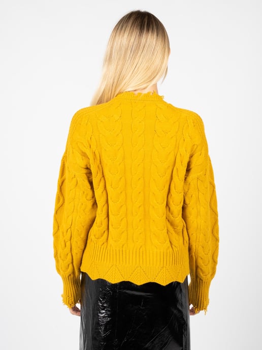 Pinko Pullover Chianti Damen gelb - Image 4