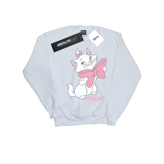 Disney Aristocats Marie Bow Sweatshirt für Damen/Damen (Weiß) - Image 1