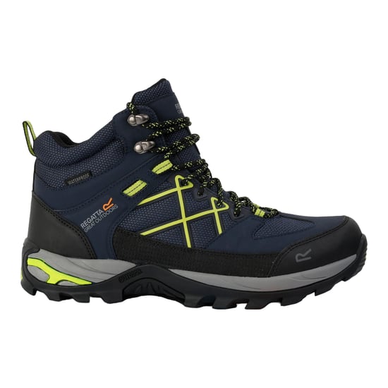 Regatta - Herren Wanderstiefel "Samaris III" (Marineblau/Leuchtend Limone) - Image 1