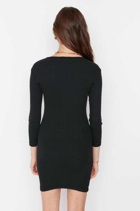 Trendyol Femmes Collier de piscine Corps conique Midi Robe - Image 5
