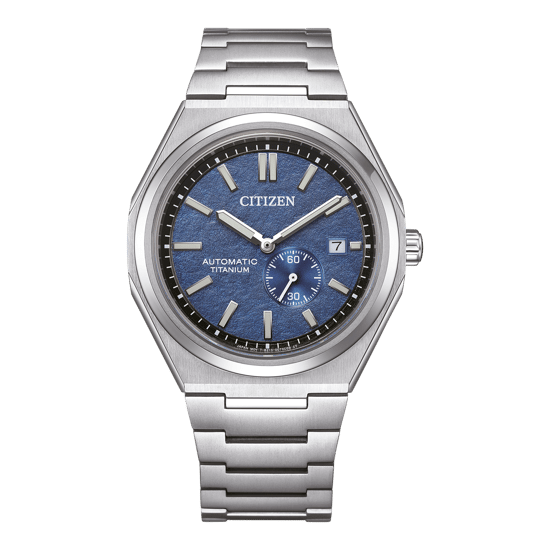 Citizen Herren Silber Uhr NJ0180-80L - Image 1