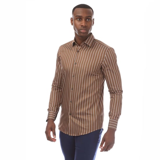 Men's Boss H-Hank Kent Shirt in Tan