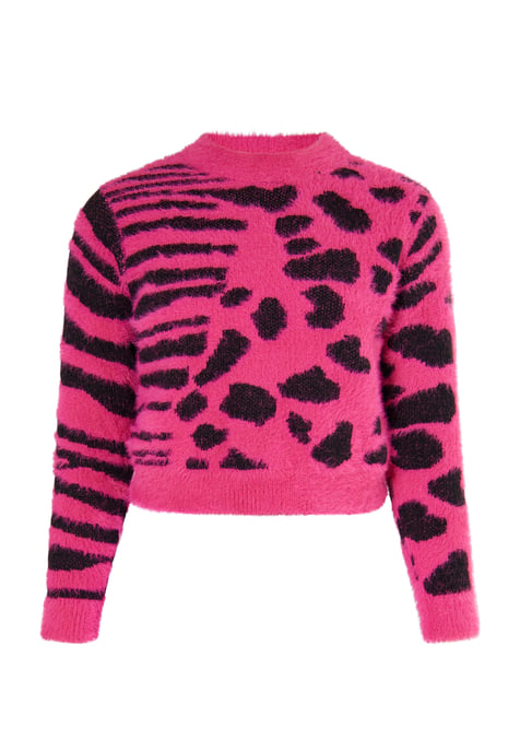 Mymo Strickpullover Mädchen (Kids) Rosa - Image 1