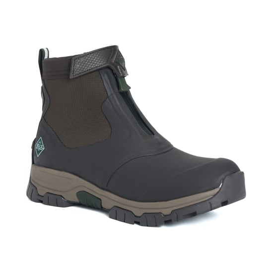 Muck Boots Apex Mid Zip Gummi Dunkelbraun Wellington Stiefel - Image 1