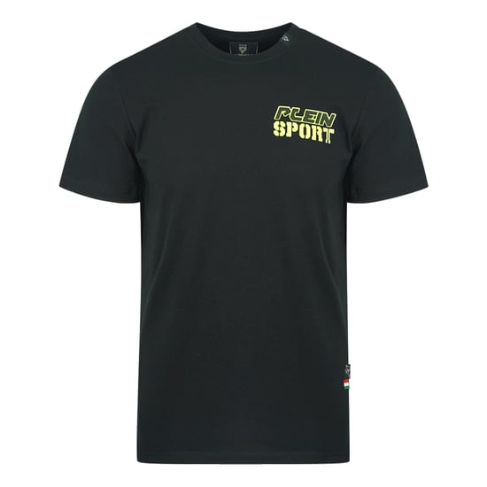 Plein Sport Chest Logo Schwarzes T-Shirt - Image 1