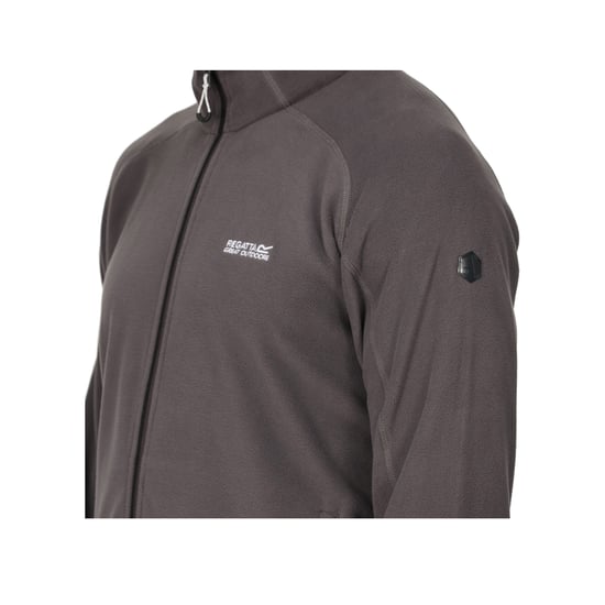 Regatta - "Hadfield" Fleecejacke Durchgehender Reißverschluss für Herren (Mittelgrau) - Image 3
