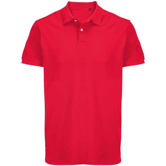 SOLS - "Pacific" Poloshirt Doppelnähte für Herren/Damen Unisex (Volksrot) - Image 1
