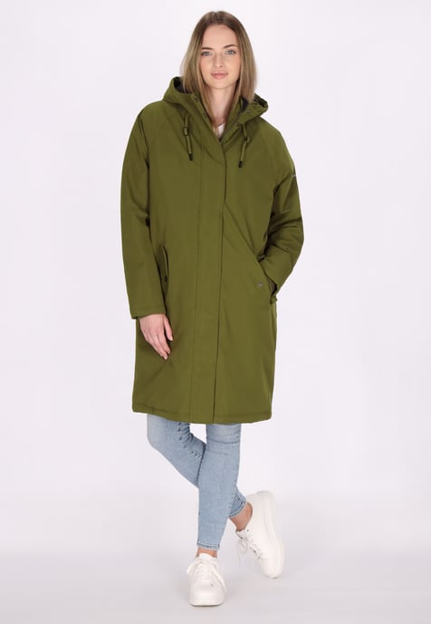 Dreimaster Winterparka Damen oliv - Image 3