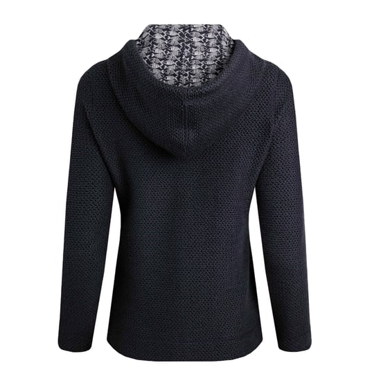 Weird Fish - "Chicoa" Hoodie mit durchgehendem Reißverschluss für Damen (Marineblau) - Image 2