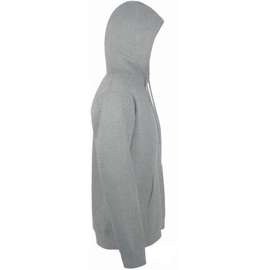 SOLS Snake Unisex Sweatshirt mit Kapuze (grau meliert) - Image 3