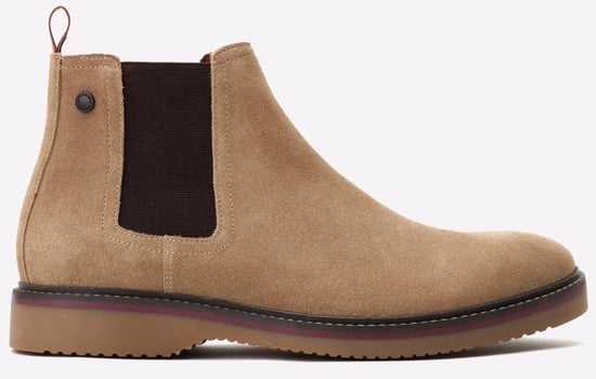 Base London Hooper Wildleder Chelsea-Stiefel Herren - Image 1