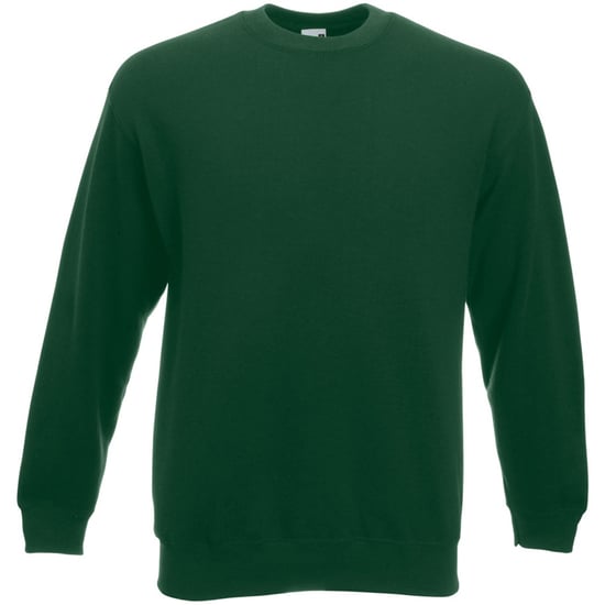 Fruit Of The Loom Herren Set-In Belcoro® Yarn Sweatshirt (Flasche grün) - Image 1