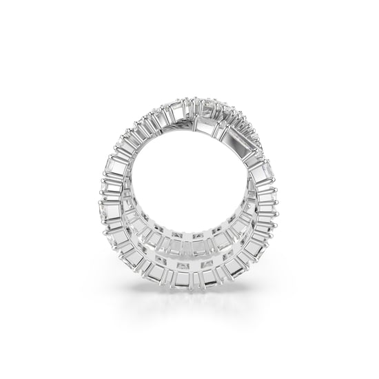 Swarovski 'Hyperbola' Damenring aus Metall - Silber 5677632 - Image 4