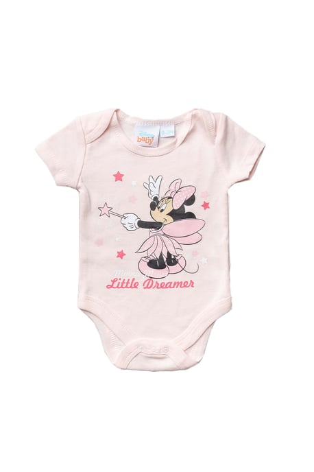 Minnie Mouse Print Cotton 3-Piece Baby Gift Set