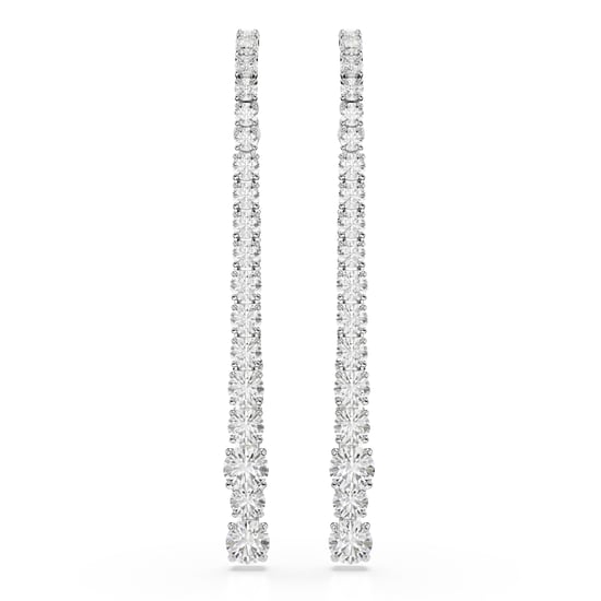 Swarovski 'Matrix Tennis' Damenausschnitt-Ohrringe aus Basis-Metall - Silber 5709257 - Image 1