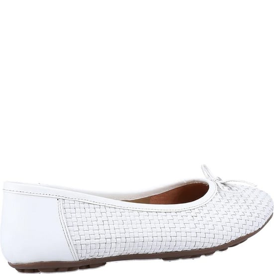 Hush Puppies Damen/Damen Ballerina Leder Pumps (Weiß) - Image 4