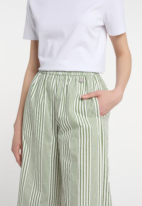 Dreimaster Culotte Damen Wollweiss Helloliv - Image 5