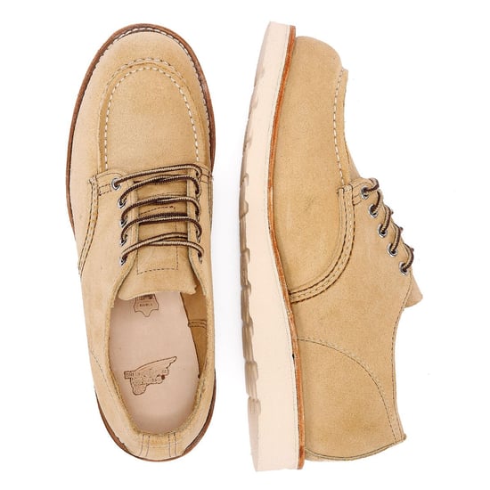 Red Wing Shoes Shop Moc Oxford 8092 Herren Beige Hawthorne Prairie Schuhe - Image 6