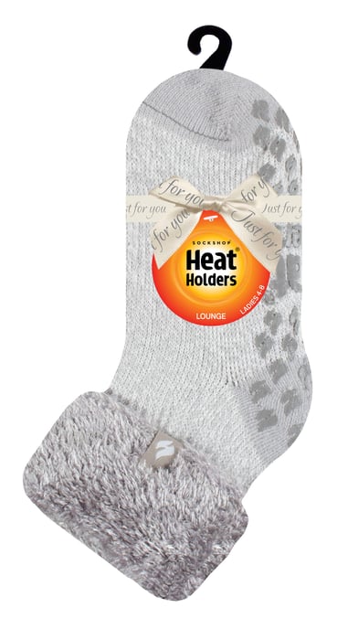 Heat Holders rutschfeste, flauschige Thermo-Slipper-Socken für Damen - Image 2