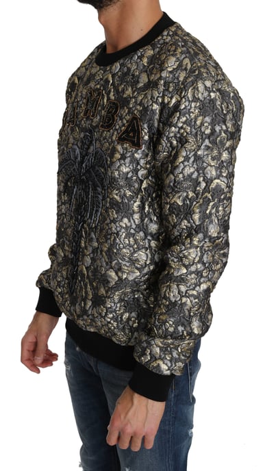Jacquard Palmenbaum Pullover - Image 2