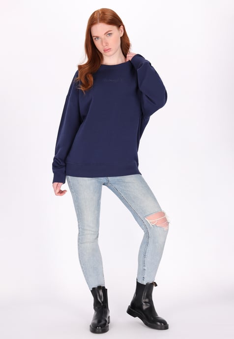 Dreimaster Sweatshirt Damen Marine - Image 2