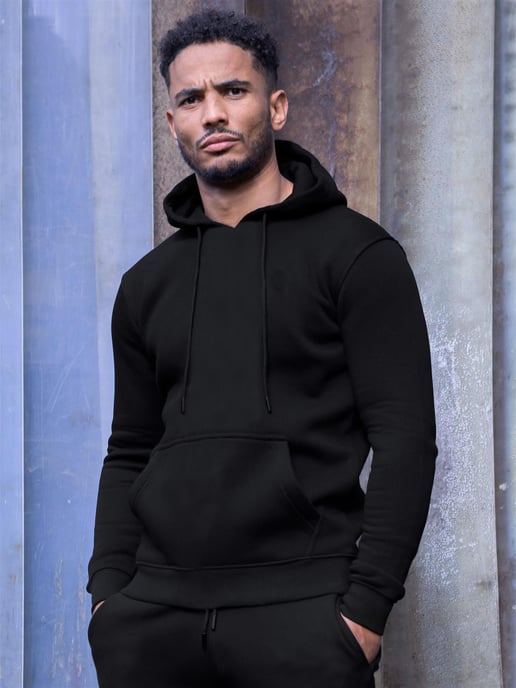 Enzo | Herren Pullover Hoodie Trainingsanzug Set - Schwarz - Image 3