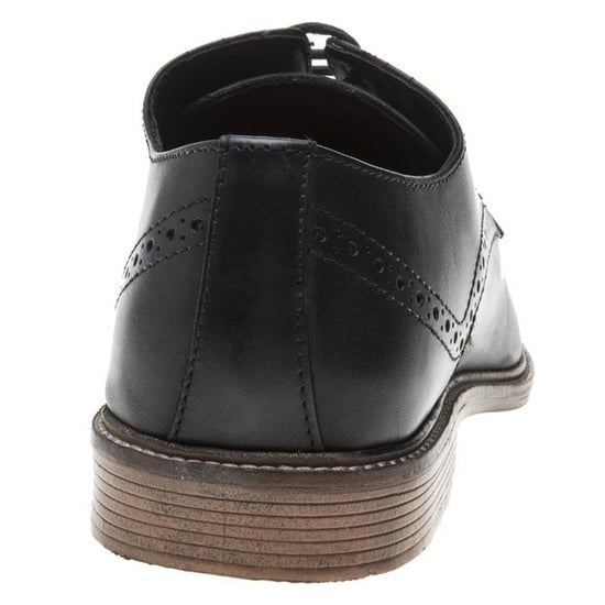 Lambretta Harvey Derby Herren Schwarze Lederschuhe Zum Schnüren - Image 3