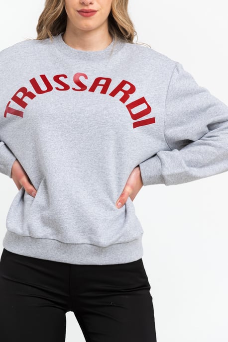 Trussardi Women's Gray Cotton Sweater