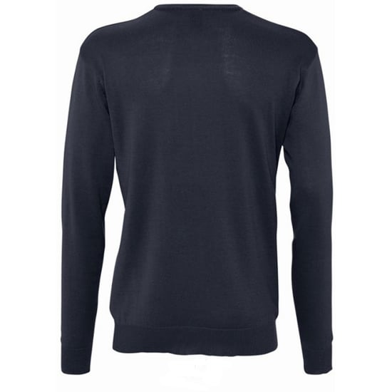 SOLS Herren Galaxy V-Ausschnitt Pullover (Marine) - Image 1
