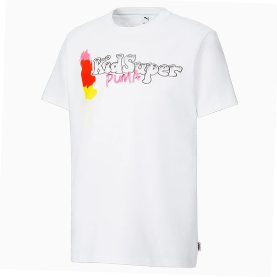 Puma x Kidsuper Studios Short Sleeve Crew Neck White Mens T-Shirt 530410 02