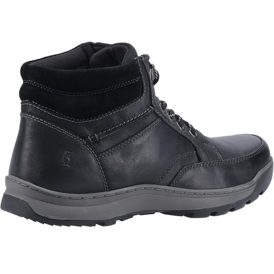 Hush Puppies Herren Grover Lederstiefel (Schwarz) - Image 2