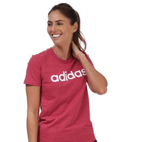 Women's adidas Essentials Logo T-Shirt in Pink