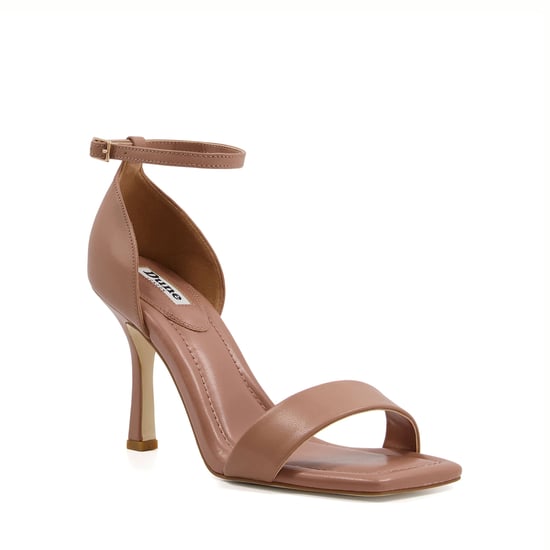 Dune Ladies MOTIVATE Square Toe Heeled Leather Sandals - Image 1