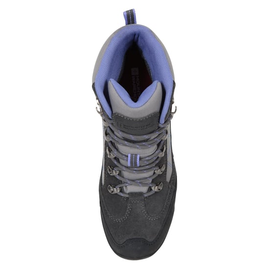 Mountain Warehouse Womens/Ladies Storm Suede Waterproof Hiking Boots (Grey)
