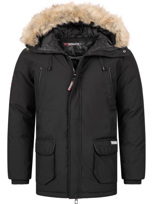 Geographical Norway Winterjacke Schwarz - Image 1
