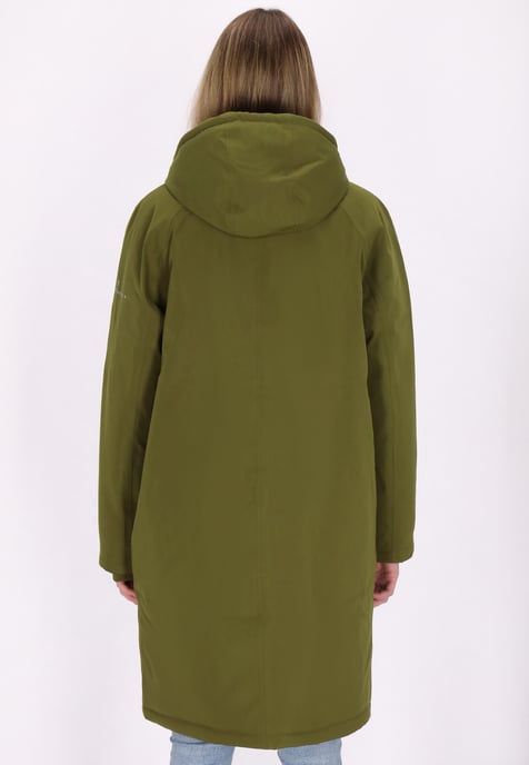Dreimaster Winterparka Damen oliv - Image 4