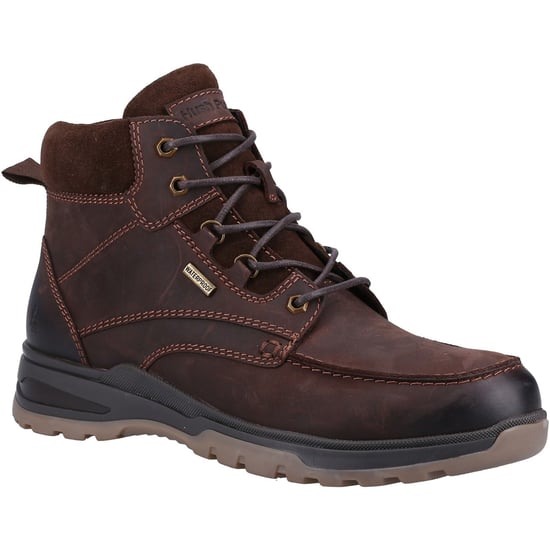 Hush Puppies Palmer Leder Herrenstiefel Braun - Image 1