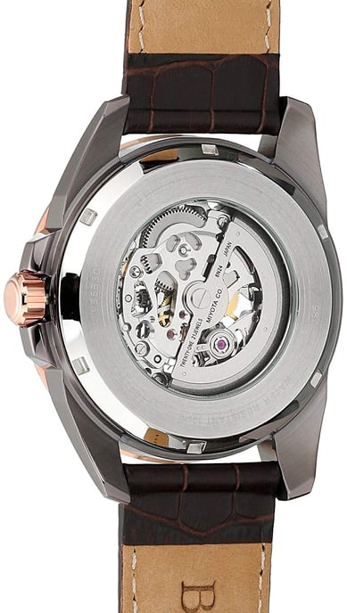 Bulova Automatik Herrenuhr Braun 98A165 - Image 5