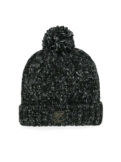 Superdry Damenmütze Torsade Tweed - Image 1