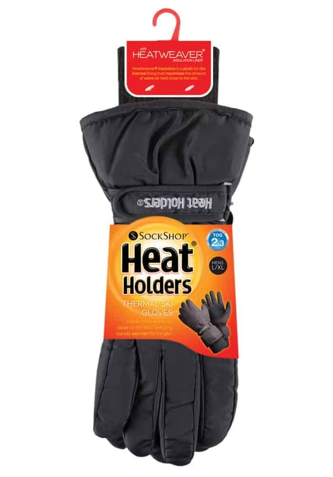 Warm gepolsterte, wasserdichte, isolierte Herren-Thermo-Skihandschuhe in 2 Größen - Image 2
