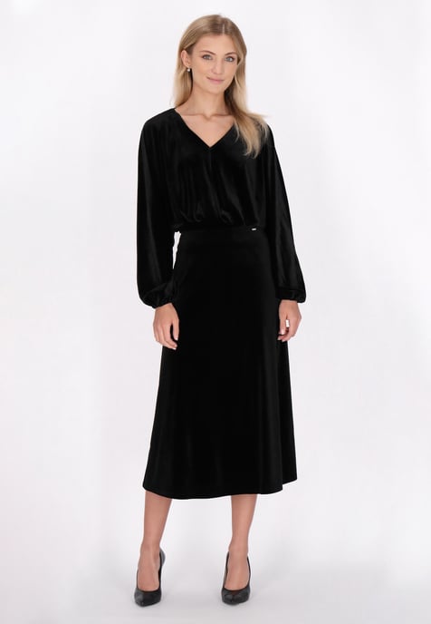 Dreimaster Bluse Damen schwarz - Image 2