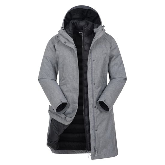 Mountain Warehouse Damen/Damen Alaskan Long 3 in 1 Jacke (Grau) - Image 1