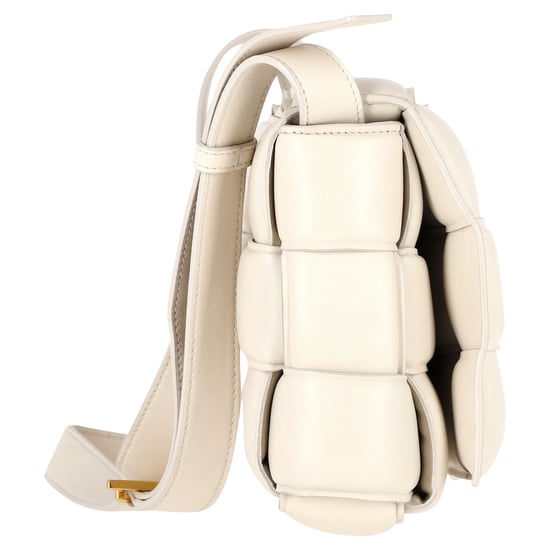 Bottega Veneta Gepolsterte Kassette Tasche aus weißem Lammleder - Image 2
