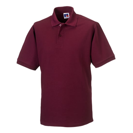 Russell - Poloshirt Strapazierfähig für Herren (Burgunderrot) - Image 1