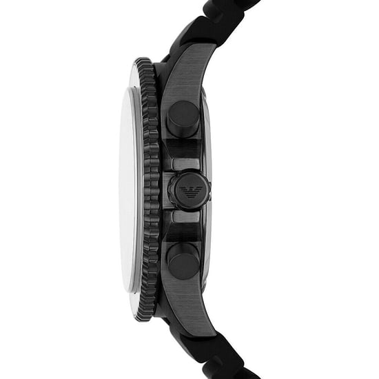 Emporio Armani Diver Schwarz Herren Armbanduhr AR11515 - Image 2