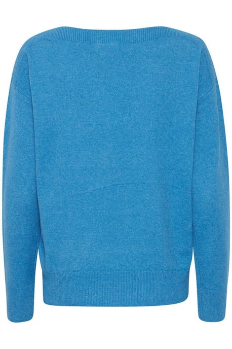ICHI fein gestrickter Pullover IHALPA blau - Image 2