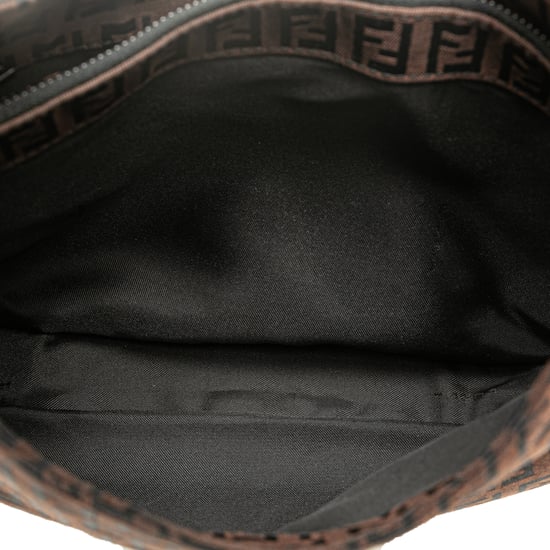 Vintage Fendi Zucchino Canvas Umh�ngetasche Braun - Image 4